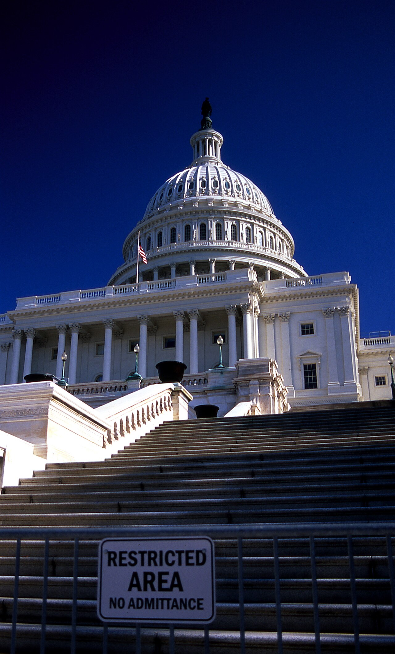 The west front of the United States Capitol.